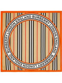 Burberry квадратный платок в полоску Icon Stripe