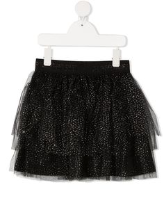 Alberta Ferretti Kids многослойная юбка с блестками