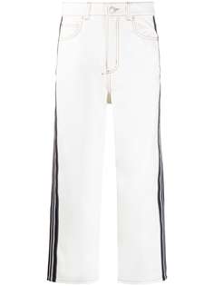 Alexander McQueen укороченные джинсы широкого кроя