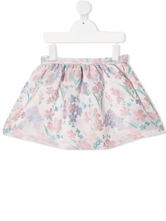 Hucklebones London жаккардовая юбка мини с цветочным узором