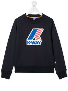 K Way Kids толстовка с круглым вырезом и логотипом