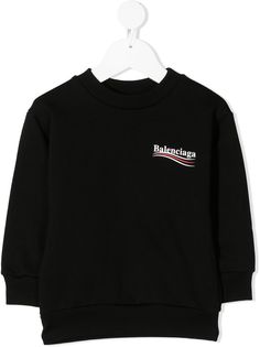 Balenciaga Kids толстовка с логотипом