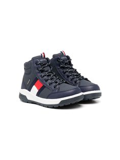 Tommy Hilfiger Junior ботинки с нашивкой-логотипом