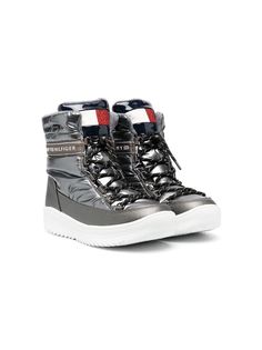 Tommy Hilfiger Junior зимние сапоги с эффектом металлик