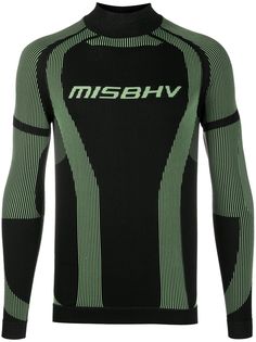 MISBHV футболка с длинными рукавами и вышитым логотипом
