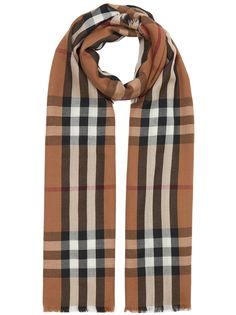 Burberry кашемировый шарф в клетку
