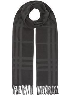 Burberry жаккардовый шарф в клетку