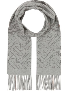 Burberry кашемировый шарф с узором