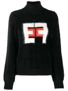 Elisabetta Franchi джемпер вязки интарсия