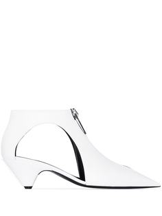 Stella McCartney ботильоны Zipit 50 с заостренным носком