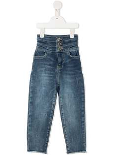 Twin-Set широкие джинсы с завышенной талией