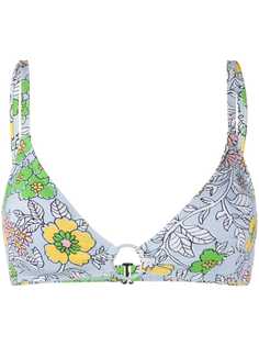 Tory Burch лиф бикини с цветочным принтом