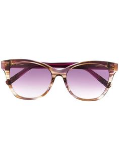 MISSONI EYEWEAR затемненные солнцезащитные очки в оправе кошачий глаз