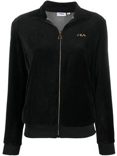 Fila бархатная куртка на молнии