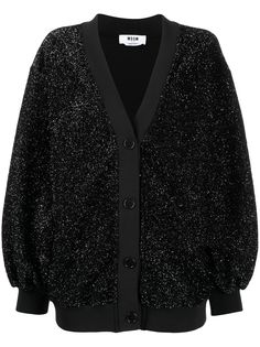 MSGM кардиган с блестками