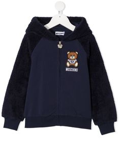 Moschino Kids худи Teddy на молнии