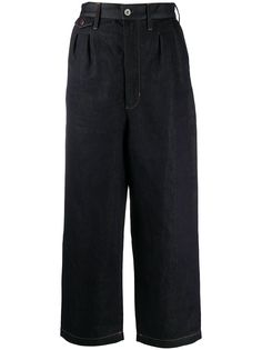 Junya Watanabe широкие джинсы с завышенной талией