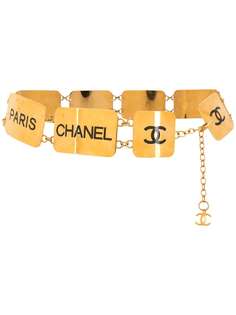 Chanel Pre-Owned цепочный ремень 1993-го года с логотипом CC