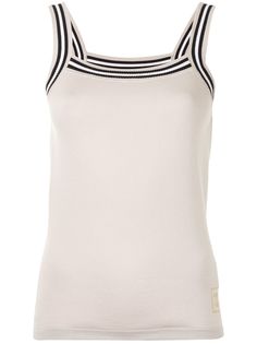 Chanel Pre-Owned трикотажный топ Sports 2008-го года с полосками