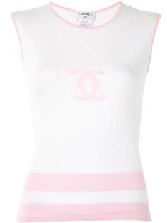 Chanel Pre-Owned топ 2000-х годов с логотипом CC