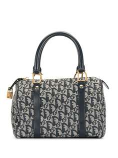 Christian Dior сумка Boston pre-owned с узором Trotter