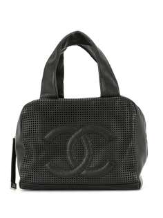 Chanel Pre-Owned сумка-тоут 2005-го года с сетчатыми вставками и логотипом CC