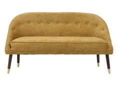 Диван двухместный explain (to4rooms) желтый 140.0x78.0x70.0 см.