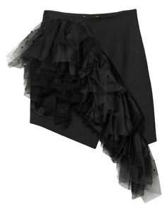 Юбка до колена Saint Laurent