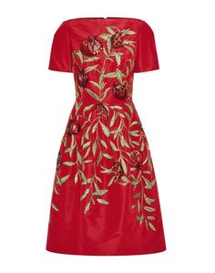 Платье миди Oscar de la Renta