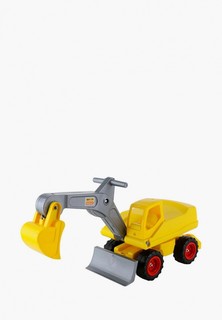 Игрушка Wader Мега-экскаватор колёсный (в коробке)