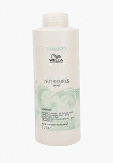 Шампунь Wella Professionals NUTRICURLS, для вьющихся волос, бессульфатный, 1000 мл