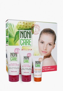 Набор для ухода за лицом Nonicare Deluxe "Природное омоложение", крем для умывания 100 мл + крем для лица 50 мл + крем для рук и ногтей 60 мл