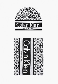 Комплект Calvin Klein шапка и шарф 30х170 см