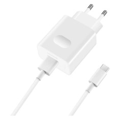 Сетевое зарядное устройство HUAWEI CP81, USB, USB type-C, 2A, белый