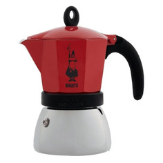 Кофеварка Bialetti Moka Induction 0.27л нерж.сталь красный (6946)