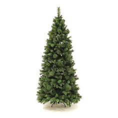 Искусственная елка 195см ROYAL CHRISTMAS Montana Slim Tree Premium Hinged, PVC (ПВХ)/PP (полипропилен), мягкая хвоя/жесткая хвоя [65195]