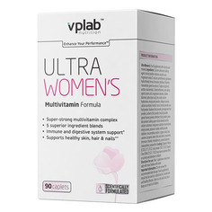 Витаминно-минеральный комплекс VPLAB Ultra Womens Multivitamin Formula, капсулы, 90шт [vpt00591-02]