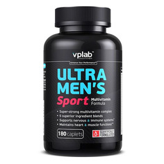 Витаминно-минеральный комплекс VPLAB Ultra Mens Sport Multivitamin Formula, капсулы, 180шт [vp56715]