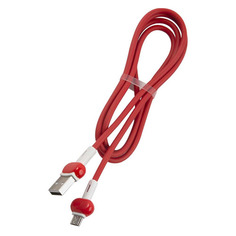 Кабель Redline Candy, micro USB (m) - USB (m), 1м, 2A, красный [ут000021984]