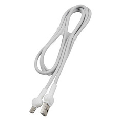 Кабель Redline Candy, USB Type-C (m) - USB (m), 1м, в оплетке, 2A, белый [ут000021993]