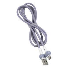 Кабель Redline Candy, Lightning (m) - USB (m), 1м, 2A, фиолетовый [ут000021992]