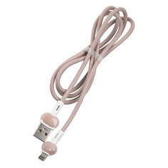 Кабель Redline Candy, Lightning (m) - USB (m), 1м, 2A, розовый [ут000021991]