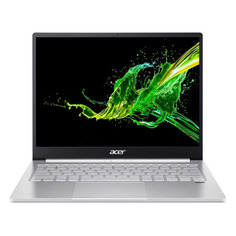 Ноутбуки Ультрабук ACER Swift 3 SF313-52G-70LX, 13.5", IPS, Intel Core i7 1065G7 1.3ГГц, 16ГБ, 1ТБ SSD, NVIDIA GeForce MX350 - 2048 Мб, Windows 10 Professional, NX.HZQER.002, серебристый