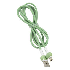Кабель Redline Candy, Lightning (m) - USB (m), 1м, 2A, зеленый [ут000021990]