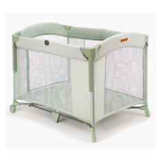 Манеж-кровать Happy Baby Wilson макс.:15кг зеленый (от 0 мес до 3 лет)
