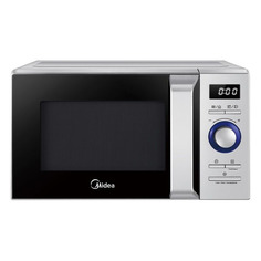 Микроволновая печь MIDEA AG820NN1-S, 800Вт, 20л, серебристый