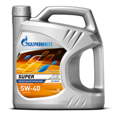 Моторное масло GAZPROMNEFT Super 5W-40 4л. полусинтетическое [2389901316]