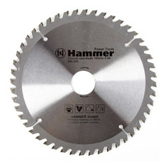 Пильный диск Hammer 205-205 CSB PL, по ламинату, ДСП, 185мм, 30мм, 1шт [30676]