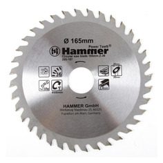 Пильный диск Hammer 205-107 CSB WD, по дереву, 165мм, 30мм [30657]
