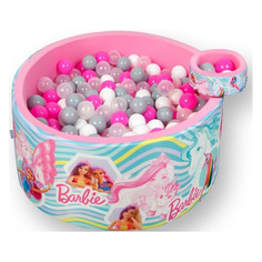 Сухой бассейн Hotenok Barbie Сказочная история шар.:200шт розовый (SBH410_BB)